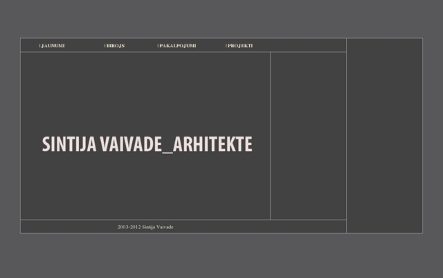Sintija Vaivade_Arhitekte, SIA